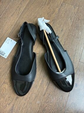 H&M Black Women's Slingback Flats